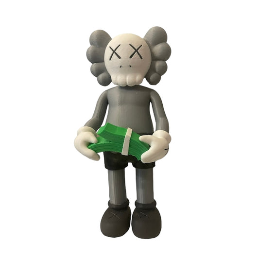 Kaws counting money