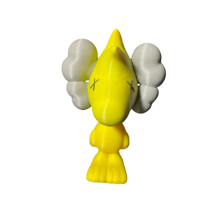 KAWS x Peanuts Snoopy & Woodstock 3D Printed Figurine Bundle