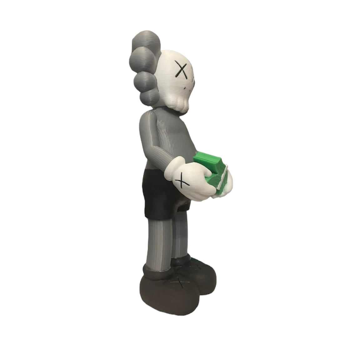 Kaws counting money